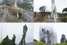 Sau gia cố 17 tỷ đồng, hòn Vọng Phu mất vẻ rêu phong: Thanh Hóa yêu cầu rà soát