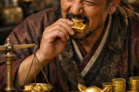 Tại sao người xưa lại cắn vàng?