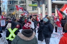 Canada: 28 thành phố đồng loạt biểu tình phản đối Thủ tướng Carney và chính sách Trung Quốc