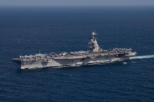 Mẫu hạm USS Ford đã cập cảng căn cứ hải quân tại Hy Lạp