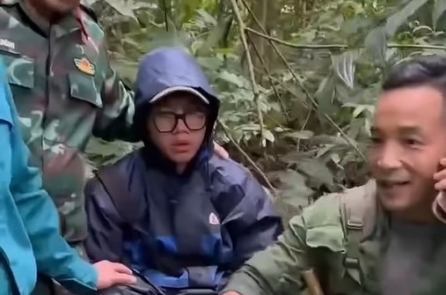 Tìm thấy nam sinh mất tích ở Tam Đảo tại độ cao 600m